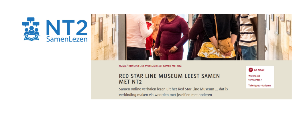 Samenlezen NT2 met het Red Star Line Museum