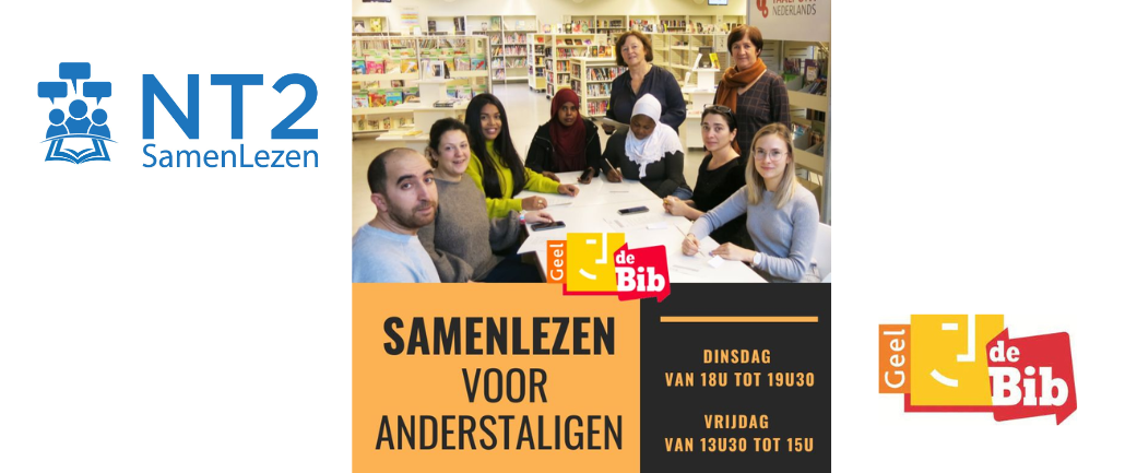 Bibliotheek Geel: elke week twee keer Samen Lezen voor anderstaligen